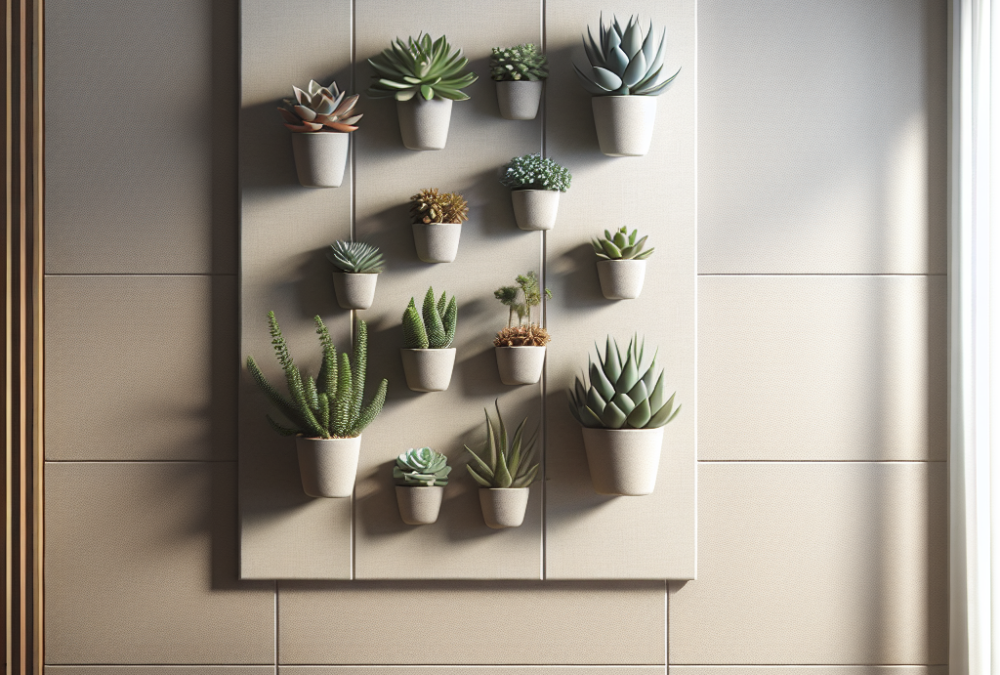 Cómo montar un jardín vertical de suculentas en interiores paso a paso