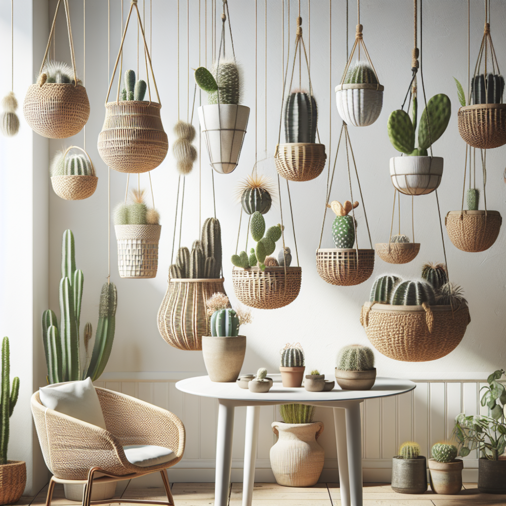 Como crear un mini jardin de cactus en macetas colgantes paso a paso Como crear un mini jardin de cactus en macetas colgantes paso a paso