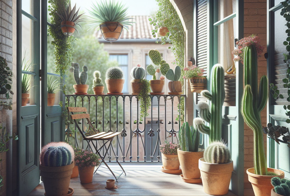 Cómo diseñar un rincón de cactus y suculentas en balcones pequeños: plantas, macetas y mantenimiento