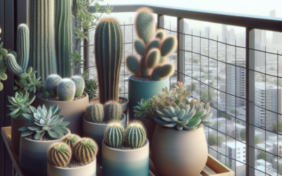 Cómo proteger cactus y suculentas del viento en balcones y terrazas