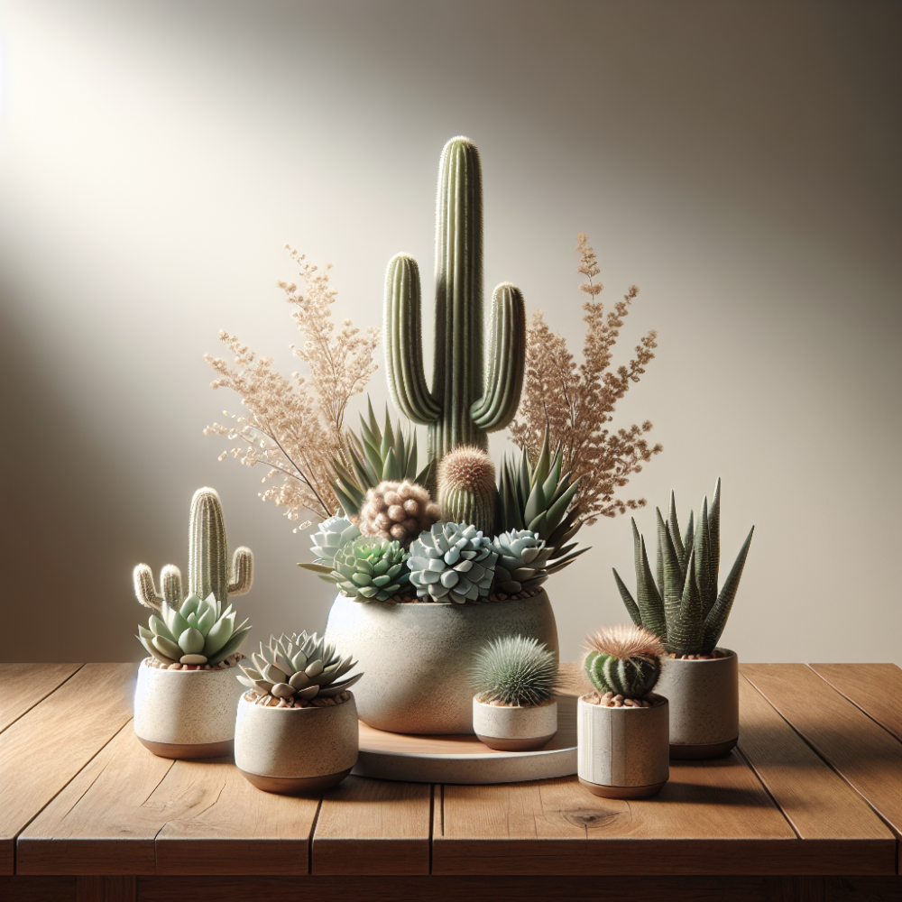 Guia practica para combinar cactus y suculentas en centros de mesa modernos Guia practica para combinar cactus y suculentas en centros de mesa modernos