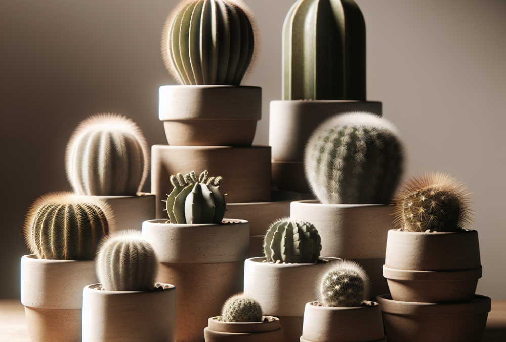 Cómo crear un mini jardín de cactus en macetas apiladas paso a paso