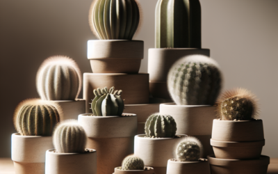 Cómo crear un mini jardín de cactus en macetas apiladas paso a paso