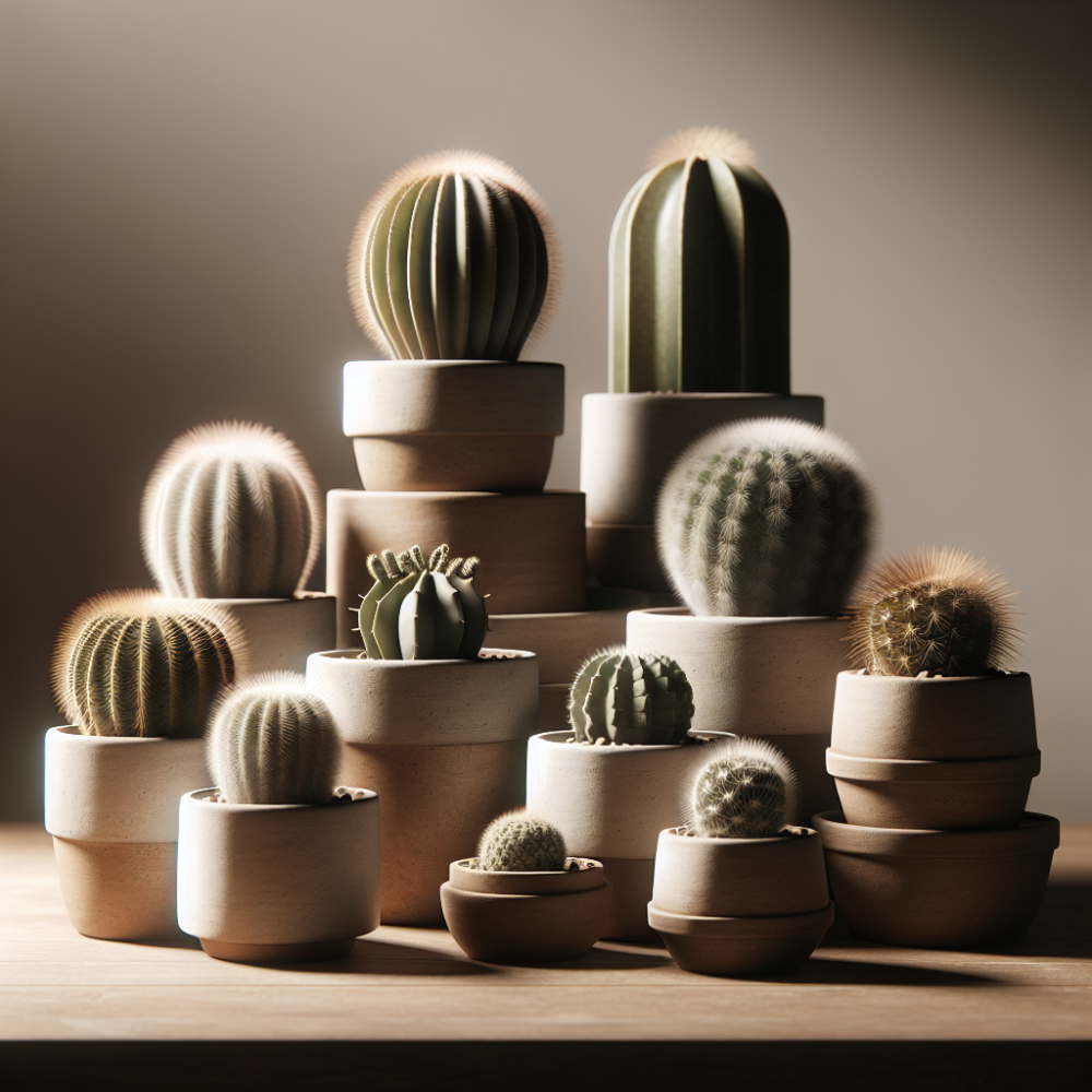 Como crear un mini jardin de cactus en macetas apiladas paso a paso