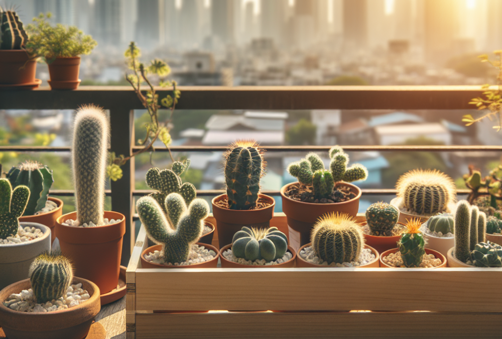 Cómo elegir cactus para balcones pequeños y soleados