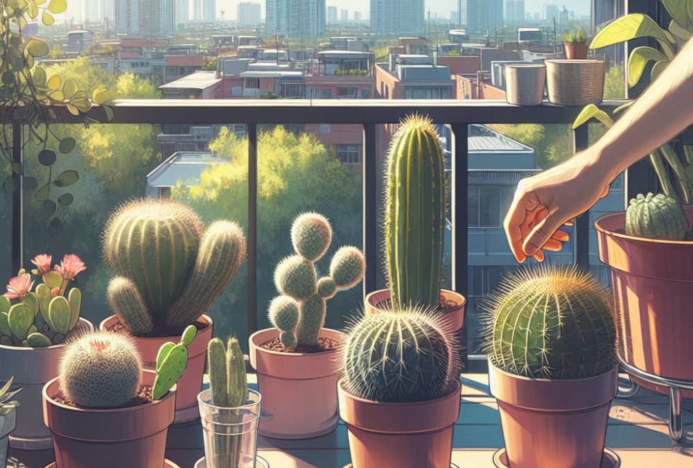 Cómo elegir cactus para balcones soleados y expuestos al viento