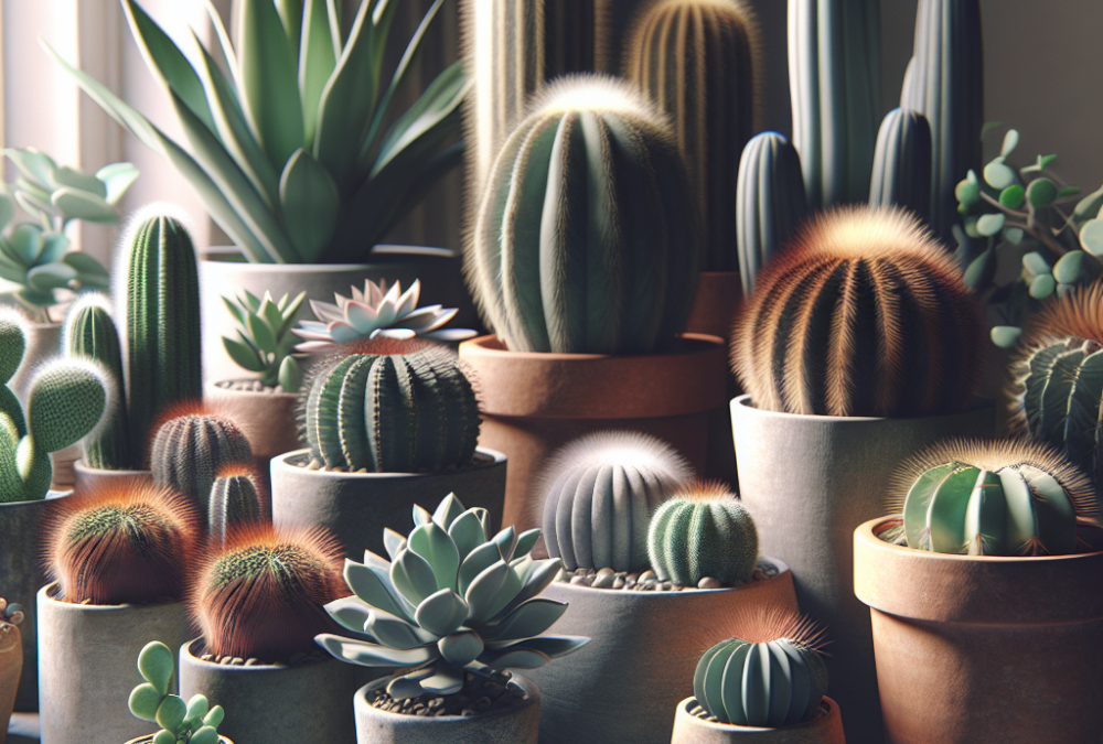 Cómo elegir macetas según el sistema radicular de cactus y suculentas