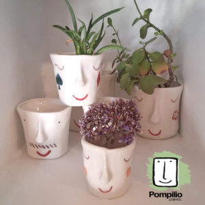 Pompilio macetas artesanales